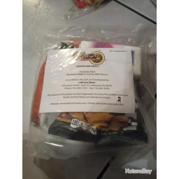 Kosher MRE EPA Ration Pack Accessoires