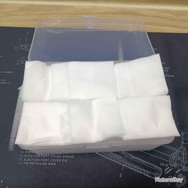 Patchs de nettoyage pour canons X1200 , dimension 5cm x6 cm