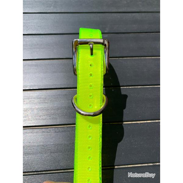 Lot 5 colliers polyur�thane pour chien