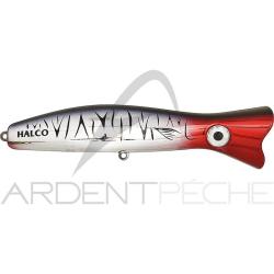 Poisson nageur HALCO Roosta popper 160 R49 Chrome tiger