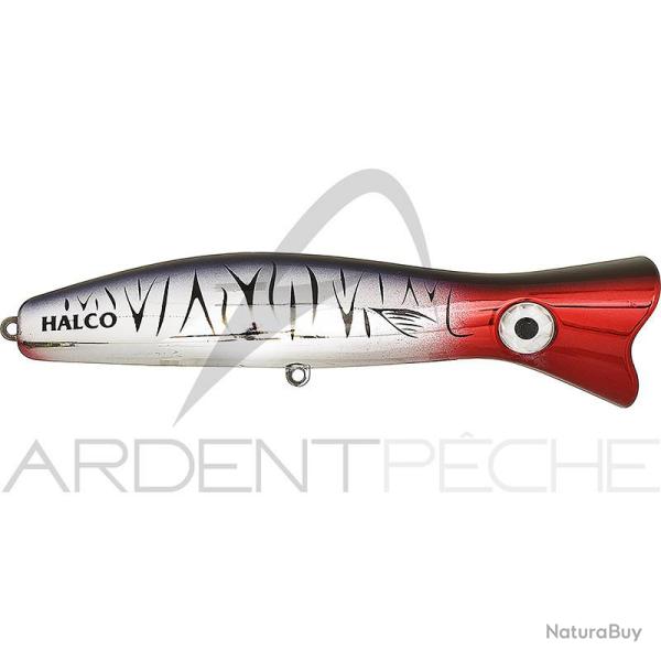 Poisson nageur HALCO Roosta popper 160 R49 Chrome tiger