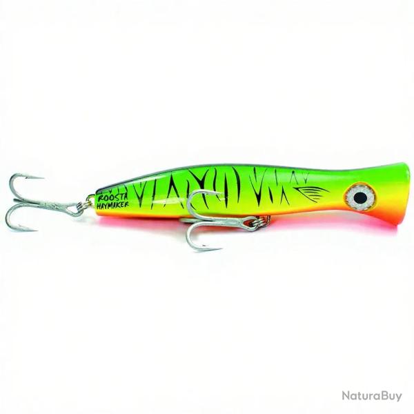 Poisson nageur HALCO Roosta popper 195 H52 FLUO GREEN