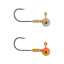 T&ecirc;te plomb&eacute;e GUNKI G'Foot 2.0 25g Chart orange fluo