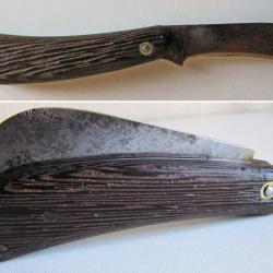 COUTEAU DE POCHE serpette, Belle fabrication Ancienne.