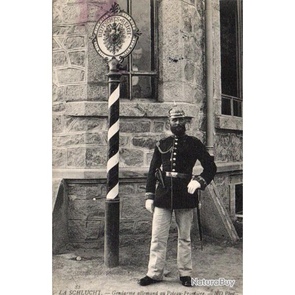 CPA - G�rardmer, Col de la Schlucht, Gendarme Allemand N�7259