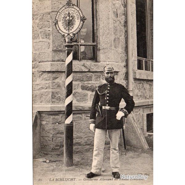 CPA - G�rardmer, Col de la Schlucht, Gendarme Allemand N�7260