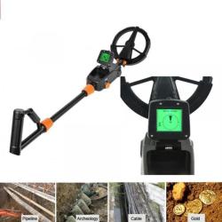 D&eacute;tecteur de M&eacute;taux &agrave; Manche MD1008A avec Ecran Digital Facile &agrave; Utiliser LIVRAISON GRATUITE