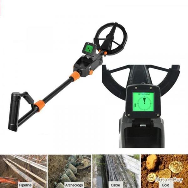 D�tecteur de M�taux � Manche MD1008A avec Ecran Digital Facile � Utiliser LIVRAISON GRATUITE