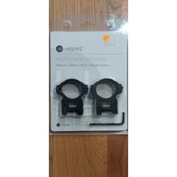 MONTAGE HAWKE 2 PIECES RAIL WEAVER HAUT COLLIERS 30MM