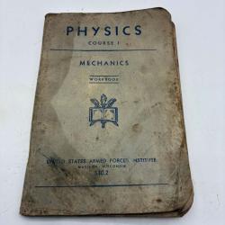 WW2 USA Livre de cours de physique d'instruction des forces arm&eacute;es (1943)