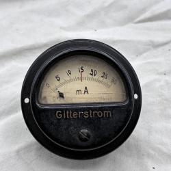 WW2 Amp&egrave;rem&egrave;tre cadran radio TSF Allemand Gitterstrom