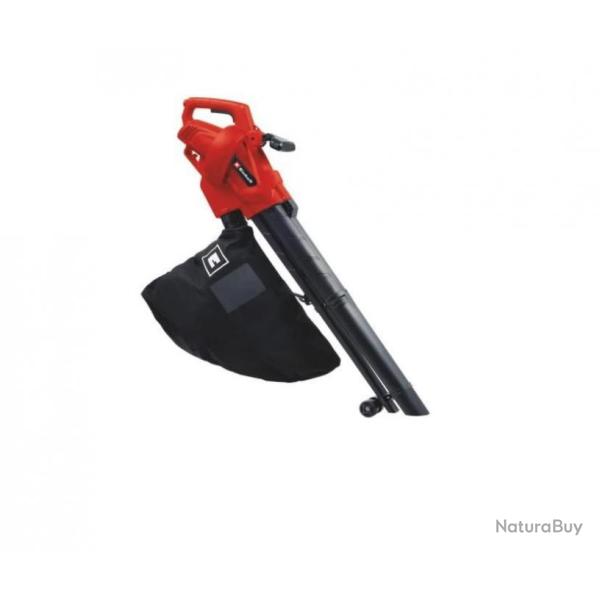 Souffleur Aspirateur Feuilles Electrique 3000W 40L avec Guidage 2 Roulettes Jardin LIVRAISON OFFERTE