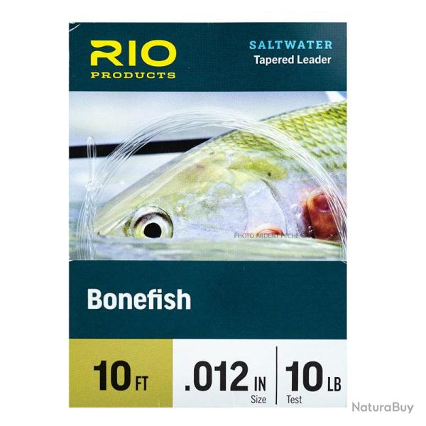 Bas de ligne RIO Bonefish 10� (3m) 8lbs