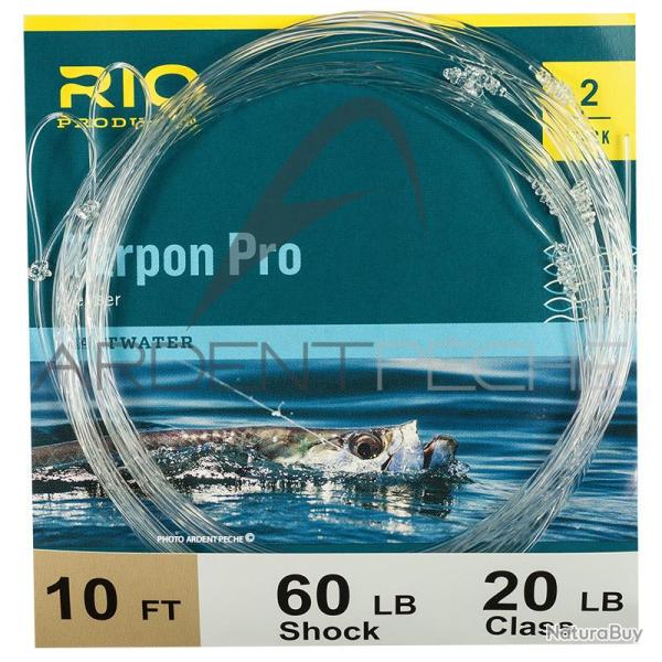 Bas de ligne RIO Tarpon PRO 80-40lb