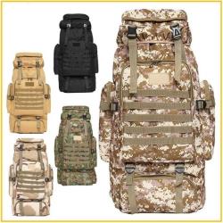 Sac Militaire Grande Capacit&eacute; Camouflage 100 L - Randonn&eacute;e Chasse Camping LIVRAISON OFFERTE