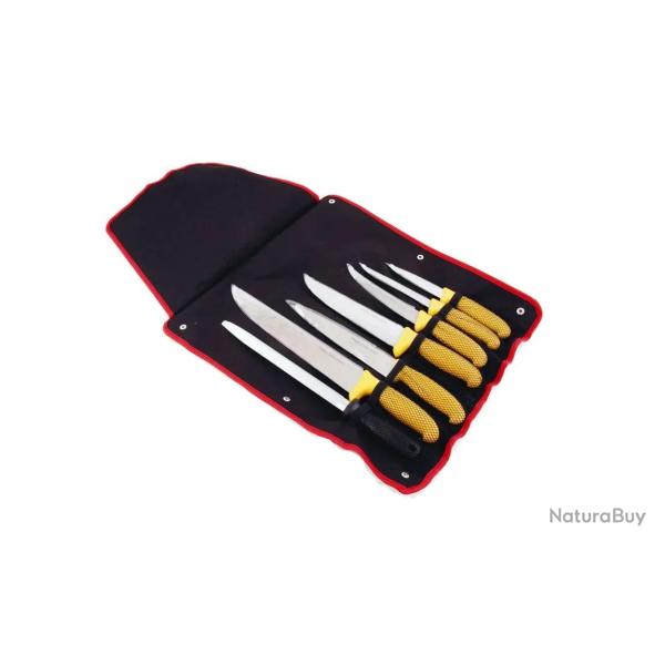 Sac De 6 Couteaux De Boucher Pradel