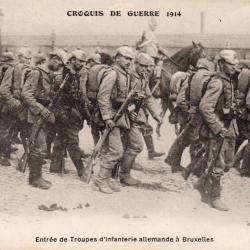 CPA - CROQUIS DE GUERRE1914-N&deg;7265
