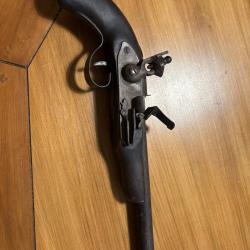 Mousquet pistolet &agrave; poudre noir