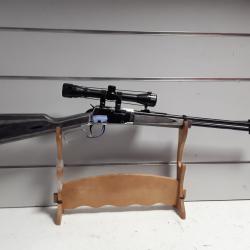 Carabine a levier de sous garde Rossi RIO BRAVO cal.22lr bois laminated can.45cm + lunette 4x32