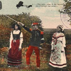 CPA - Bien moins jaloux de leur survivre Que de partager leur cercueil -N&deg;7266