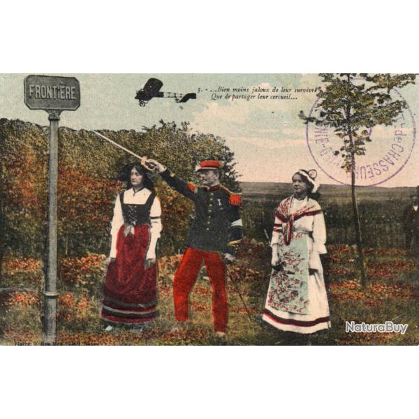 CPA - Bien moins jaloux de leur survivre Que de partager leur cercueil -N�7266