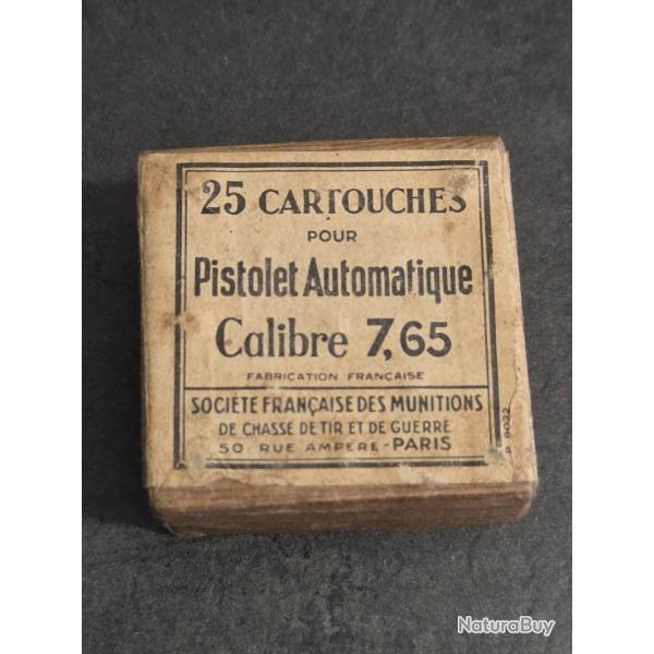 Boite munition ancienne vide 7.65