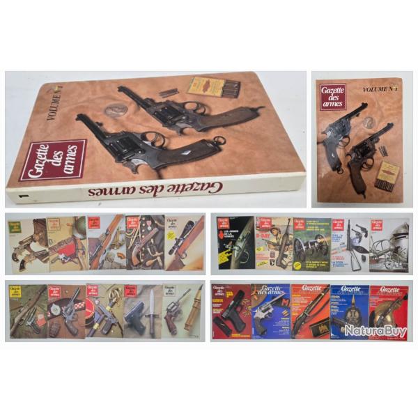 1/9Lot de 21 magazines gazette des armes des ann�es 80s et 92