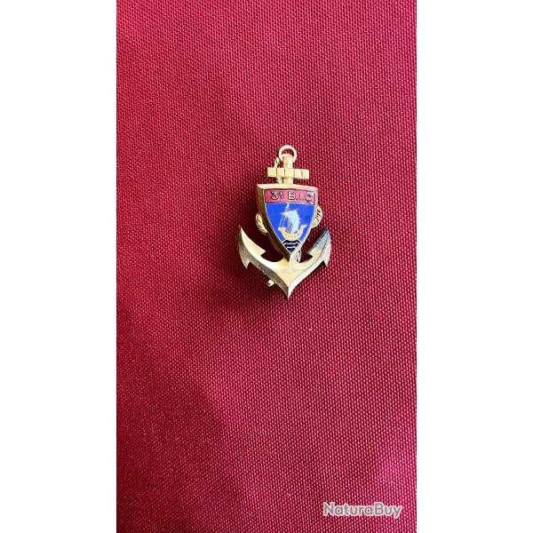 Insigne ancien 3e B.I.C - GEMARD PARIS - Attache � �pingle - Troupes coloniales