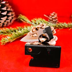 mini couteau carte de cr&eacute;dit multifonction