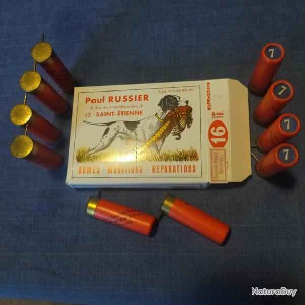 Bo�te de cartouches a broche Cal 16 c