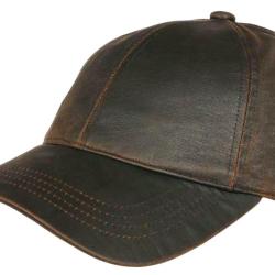 Casquette Coton Huile Marron Impermeable Stonewash&eacute; Paparoa Aussie Apparel Taille unique Marron