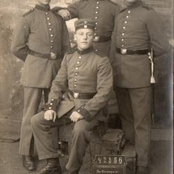 CPA - photo D'un groupe de soldats allemands-N&deg;7270