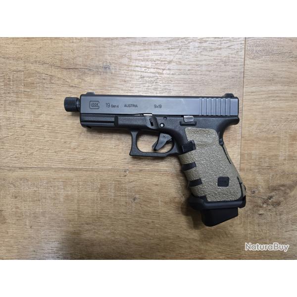 Pistolet Glock 19 gen 4 filet� cal 9x19 occasion 4676