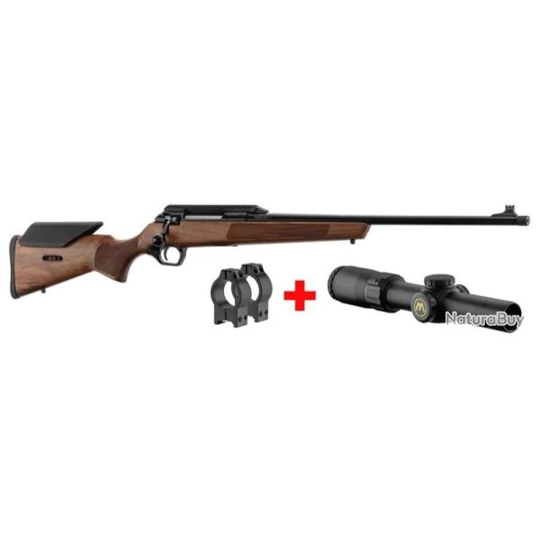 Pack carabine Monza Cal. 30-06 + Lunette de battue