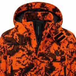 Veste Ridge isolante polyester camo orange S &agrave; 5XL