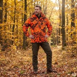 Veste Ridge isolante polyester camo orange S &agrave; 5XL XL