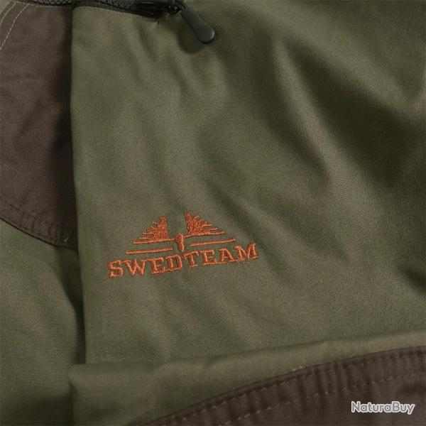 Pantalon chasse enfant Lynx polyester coton vert 6 � 16 ans