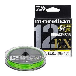 Tresse DAIWA Morethan 12 EX 2025 Lime green 200m PE1.5