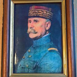 Cadre Fa&iuml;ence de Gien Mar&eacute;chal P&eacute;tain