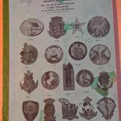 Livre , catalogue R&eacute;f&eacute;rencement Insignes militaires
