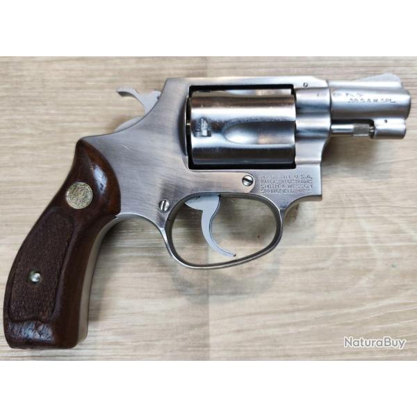 Revolver SMITH & WESSON Mod. 60 "CHIEF" Inox - Cal .38 Special - Canon 2" (Occasion)