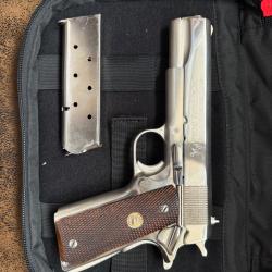 Colt 1911 45 ACP MKIV SERIES 70 Nickel (1979)