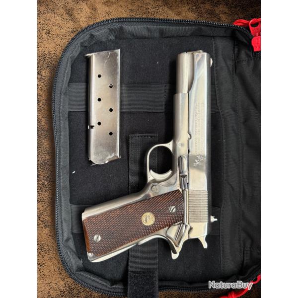 Colt 1911 45 ACP MKIV SERIES 70 Nickel (1979)