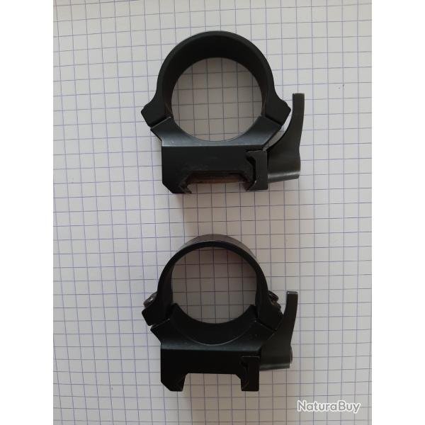 COLLIERS MONTAGE AMOVIBLE DIAMETRE  30 MM