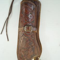 holster cuir cowboys droitier