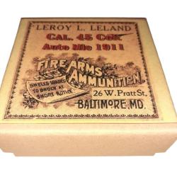 45 ACP ou 45Colt 1911: Reproduction boite cartouches (vide) LL 14495951