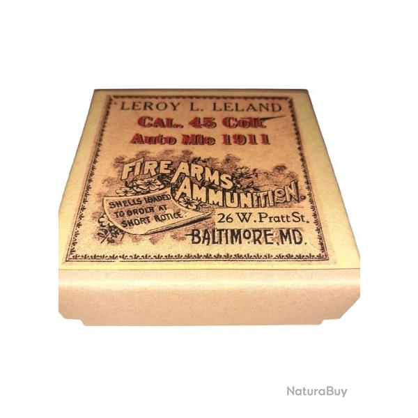 45 ACP ou 45Colt 1911: Reproduction boite cartouches (vide) LL 14495951