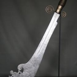 Sabre de prestige dit Hwi - B&eacute;nin, culture Fon, 2nde moiti&eacute; 19&egrave;me d&eacute;but 20&egrave;me si&egrave;cle