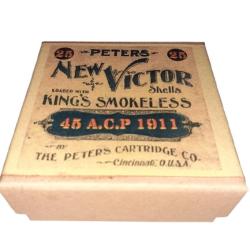 45 ACP ou 45 Colt 1911: Reproduction boite cartouches (vide) PC 14496004