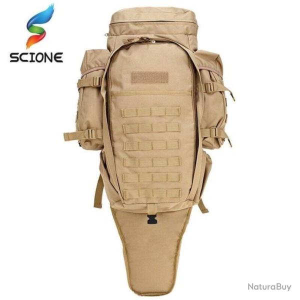 Sac � Dos Tactique Waterproof 70L Multi Poches Rangement Fusil Carabine Chasse LIVRAISON OFFERTE